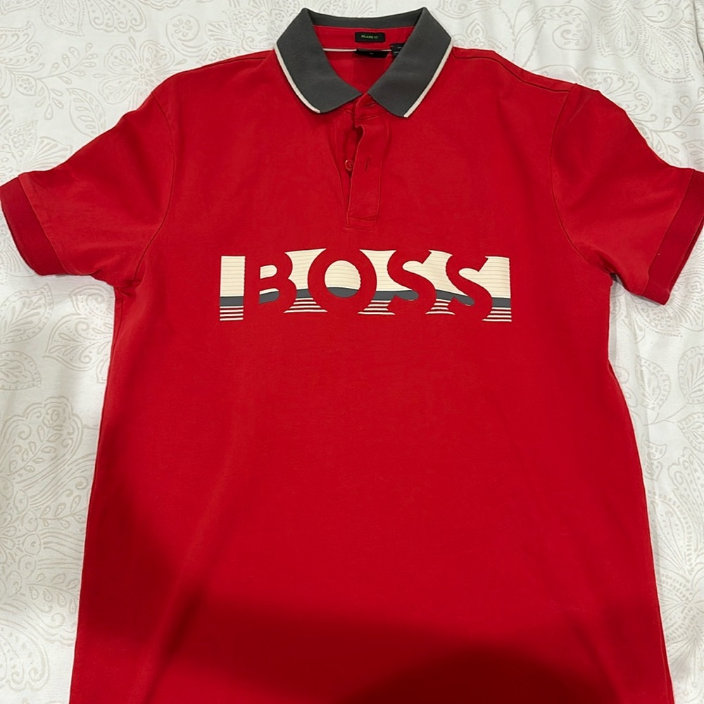 Red Boss polo
